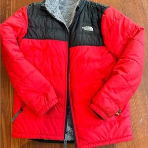 The North Face Kids reversible Red and Black Jacket-Like New